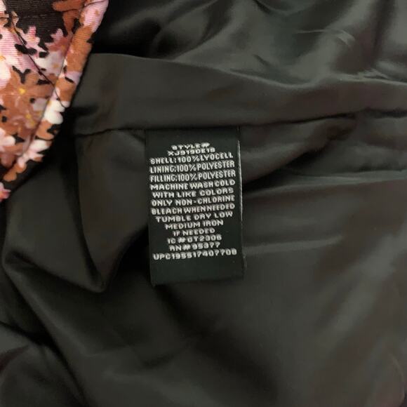 SOCIAL STANDARD By Sanctuary Coat M Jacket Quilted Twill Floral Mock Ne… - Picture 12 of 14